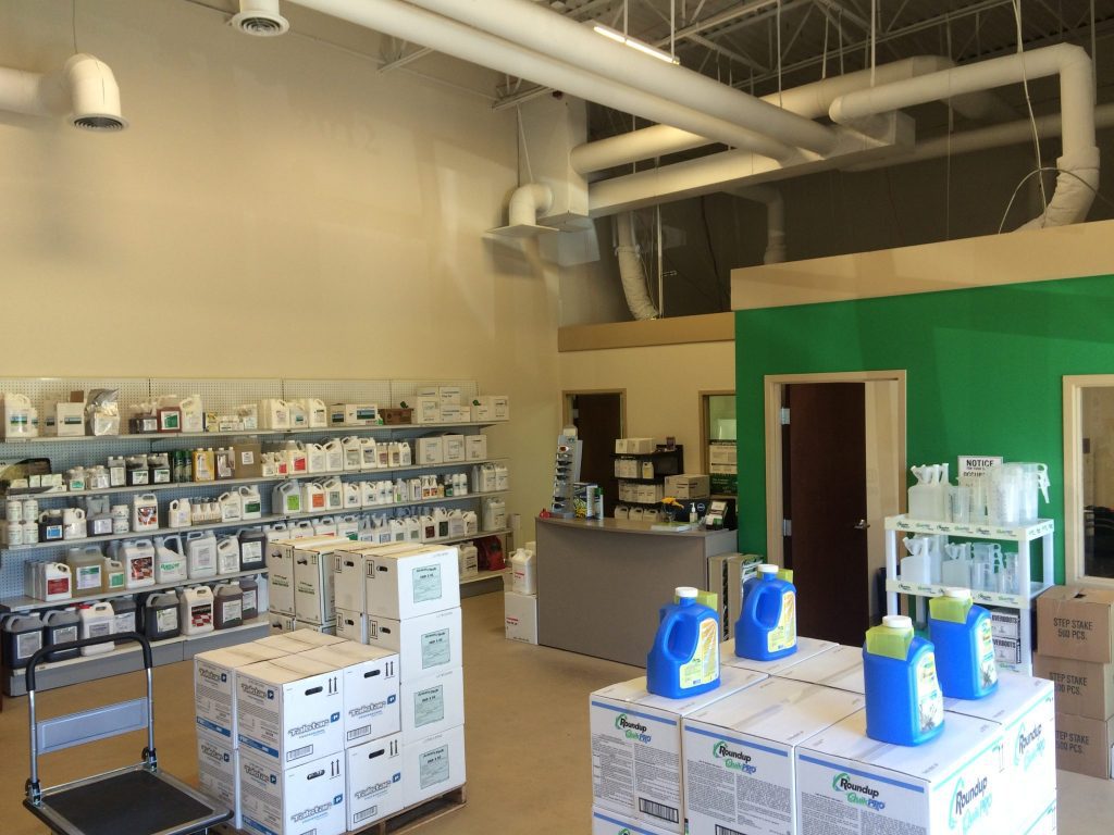 interior view of advanced turf solutions store