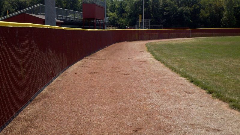 sureguard fence on baseball field