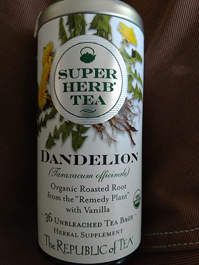 close up of Dandelion Super Herb Tea